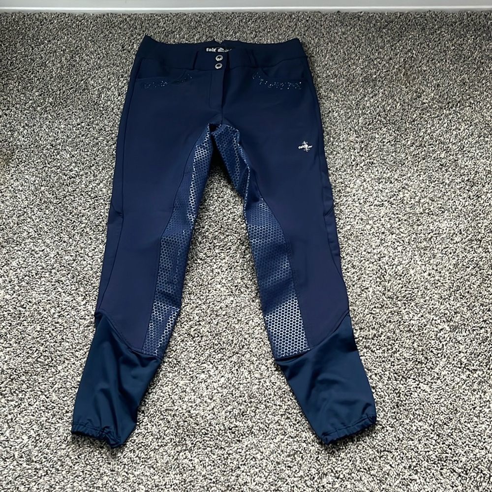 Fair Play Women's Navy Riding Breeches